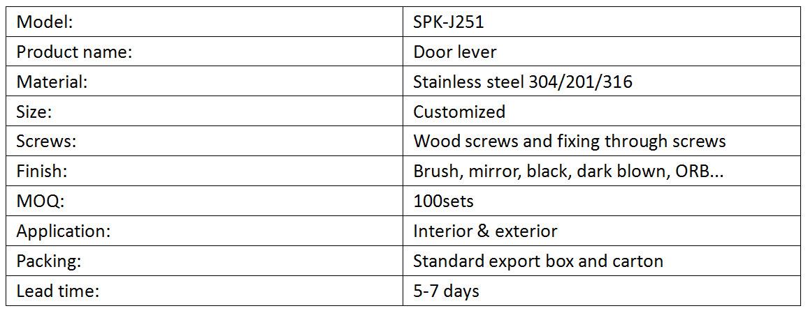 door hanle set